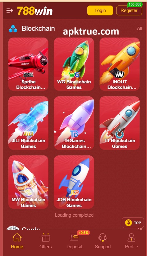 788Win game Home Screen