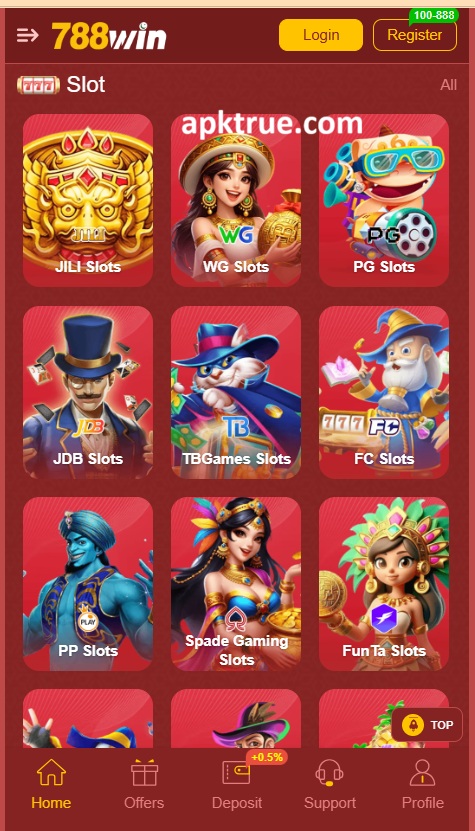 788Win game Home Screen