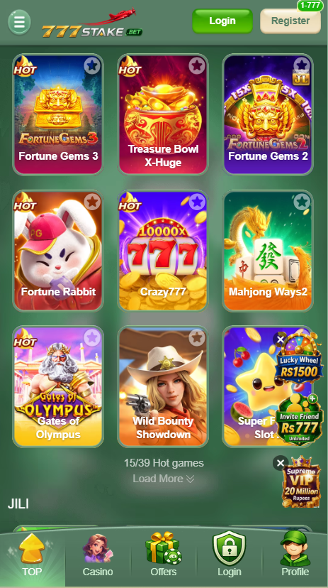 777stake Game